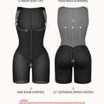 FeelinGirl Fajas Colombianas Moldeadoras Butt Lifting Shapewear Tummy Control Postpartum Faja Body Shaper with Zipper Crotch