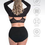 Reach Arm Slimming Sleeve Shaper - SlimMe by MeMoi - Shaping Shrug - X Large/4, Black
