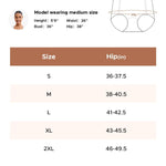INNERSY Women's High Waist Seamless Underwear No Show Panties Full Coverage Briefs 3-Pack(Medium, Black/Brick Red/Nude)