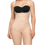 Nebility Open Bust Shapewear Bodysuit for Women - Full Body Shapewear Faja Body Shaper Tummy Control Girdle