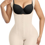 SHAPERX Women's Fajas Colombianas Tummy Control Shapewear Postpartum Butt Lifting Body Shaper with Boned Support