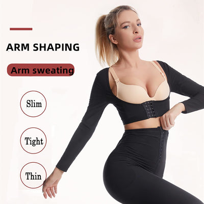 Sauna Arm Shapers for Women Shapewear Post Surgical Arm Sleeves Body Shaper Slimming Lift Breasts Top Posture Corrector