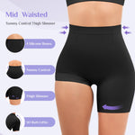 YADIFEN Shapewear for Women Tummy Control, Mid Waist Body Shaper Shorts Butt Lifting Seamless Shapewear Under Dresses