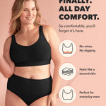 SHAPERMINT Bras for Women No Underwire - Seamless Bras for Women, Wireless Bra, Adjustable Plus Size Bra
