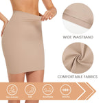 ONEW Shapewear Slips For Under Dress Half Slip Dress Tummy Control Seamless Slip Skirt Body Shaper For Women,Sienna,Medium