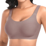 Women's No Underwire Wireless Bra Full Coverage Seamless Comfortable Everyday Bras