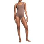 SPANX ASSETS Tank Panty Bodysuit - Seamless Power Sculpting - Tummy Control - Comfortable & Breathable - Café Au Lait - Medium