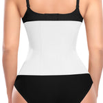 Werena Short Torso Waist Trainer for Women Underbust Corset Shapewear Tummy Control Waist Cincher Body Shaper Workout Sports Girdle(A# White-2, Small)