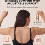 SHAPERMINT Bras for Women No Underwire - Seamless Bras for Women, Wireless Bra, Adjustable Plus Size Bra