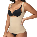 JOYSHAPER Compression Tank Tops for Women Shapewear Tank Tops Tummy Control Shapewear Camisole Open Bust Tank Top for Women Compression Tanks Tops Nude M
