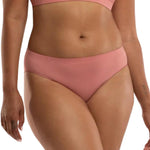 Underoutfit Seamless Stretch Everyday - U Briefs for Women, 3 pack Dusty Rose