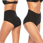 Annenmy Women's High Waist Cotton Underwear Soft Brief Panties Regular and Plus Size (X-Large, Dark Colors, 5-Pack)