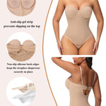 JOYSHAPER Strapless Shapewear Bodysuit for Women Tummy Control Low Back Body Shaper Thong Body Suits Tops with Built-in Bra