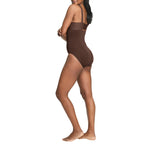 SPANX ASSETS High-Waist Brief - Seamless Shapewear Underwear - Ultra-Firm Compression - Comfortable Tummy Control - Chestnut Brown - Medium
