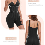 Slimers Women V-Neck Corset Bodysuits - Tummy Control Sculpting Body Suits : Hip Lifter Shapewear Outfits Club Tops