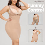 JOYSHAPER Full Slips for Women Under Dresses Tummy Control Dress Slip Shapewear invisible Body Shaper (Beige, 3X-Large)