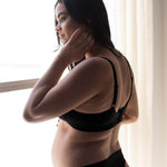 Kindred Bravely Maternity Thong Panties | Under the Bump Maternity Thong 2-Pack (Neutrals, Large/X-Large)