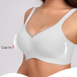 Gailife Crossover Bras for Women No Underwire Wireless Bralettes Seamless Supportive T Shirt Everyday Bras-White,XL/X