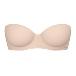 Victoria's Secret Pink Wear Everywhere Strapless Push Up Bra, Padded, Adjustable Straps, Beige, (34C)