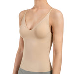 Women's Fit Camisole with Built in Bra - Spaghetti Straps Camis Tank with Chest pad One-Piece Cut Seamless (M, A-Style-Complexion)
