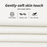 MANCYFIT Half Slips for Women Underskirt Short Mini Skirt with Floral Lace Waistband Medium Ivory