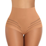 Werena Shapewear Tummy Control for Women Shaping Girdle Briefs Slimming Underwear(01# Mid-waisted Latte(boneless),Small)