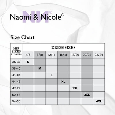Naomi & Nicole Women's Back Magic Firm Control High-Waist Thigh Slimmer Shapewear, 7089-Black-M