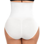 Werena Tummy Control Shapewear for Women High Waisted Body Shaper Briefs Slimming Girdle Shaping Underwear(#A1 High Waist White(seamless),Large)