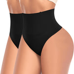 Werena Tummy Control Thong Shapewear for Women High Waist Shaping Underwear Seamless Thongs Panties