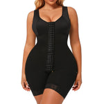 woahee Fajas Colombianas Shapewear for Women Full Faja Body Shaper Tummy Control Compression Garments Black, SW05-3XL