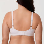 DELIMIRA Women's Minimizer Bra Plus Size Underwire Smooth Full Coverage Seamless Bras Coconut White 34E