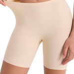 DailyCity Women's Seamless Slip Shorts Under Dresses - Cooling Anti Chafing Smooth Boyshort, Yoga Boxer Sleep Panties Summer,Nude,L