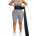 FeelinGirl Waist Trainer for Women Bandage Wrap Trimmer Belt Long Torso Tummy Wraps Belly Body Shaper Waist Trimmer Belt