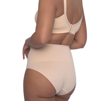Underoutfit Everyday Soft Seamless Stretch Smoothing at Waist Briefs for Women Sand