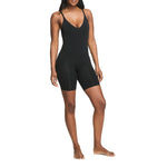 SPANX ASSETS Cami Mid-Thigh Bodysuit - Seamless Lightweight Sculpting - Women's Body Shaper for Tummy Control - Very Black - Medium