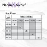 Naomi & Nicole Women's Plus-Size High-Waist Thigh Slimmer Shapewear | Women’s Tummy Control Underwear, Black, 1X