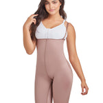 Fajas DPrada 09084 Womens Invisible Body Shapewear (Cocoa Mid-Leg, X-Small)