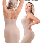 Rosemary Kiss Full Slip for Women Under Dress Non Cling Tummy Control Body Shaper Slips Shapewear Dresses (US, Alpha, Medium, Regular, Regular, Nude)