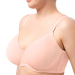 HSIA Minimizer Bra for Women - Air Mesh T-Shirt Full Coverage Seamless Bra Plus Size Underwire Padded Bra for Large Bust
