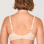 DELIMIRA Women's Minimizer Bra Plus Size Underwire Smooth Full Coverage Seamless Bras Beige 38DD