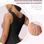 SHAPSHE Waist Trainer for Women Workout Corset Waist Cincher Shapewear Tummy Control Vest Body Shaper Invisible Girdle Black