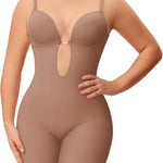 Slimers Backless Plunge Shapewear for Women- Low Back Shaper under dress | open back design effortlessly complements wedding, parties, and dates – making it an essential piece in your wardrobe
