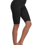 VOGUEMAX Women's Plus Size Short Leggings Stretchy Slip Shorts Mid Thigh Lightweight Pants
