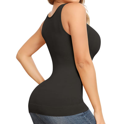 JOYSHAPER Compression Tank Tops for Women Cami Shaper with Built-in Bra Tummy Control Shapewear Shaping Camisoles