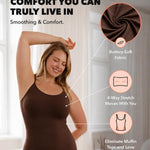 SHAPERMINT Womens Tops - Scoop Neck Cami Body Shaper for Women, Shapewear Tummy Control, Camisole Tank Tops for Women