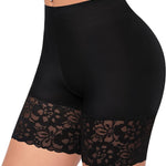 Slip Shorts for Under Dresses Women Anti Chafing Underwear Seamless Boyshorts Panties Lace Under Shorts