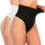 Werena Thong Shapewear for Women Tummy Control Seamless High Waist Body Shaper Underwear Shaping Panties