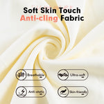 MANCYFIT Half Slips for Under Dresses Slip Skirt Extender for Women Underskirt Lace Trim A-Line Knee Length Beige Medium