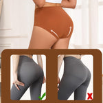 HOHOCHIN Women's Seamless Underwear High Waisted Tummy Control No Show Panties Full Coverage Stretch Briefs 4 Pack (US, Alpha, Large, Regular, Regular, Color A)