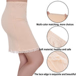 baotongle 3Pcs Women's Half Slip Under Dresses Short Lace Trim Half Slips for Underskirt Slip Dress